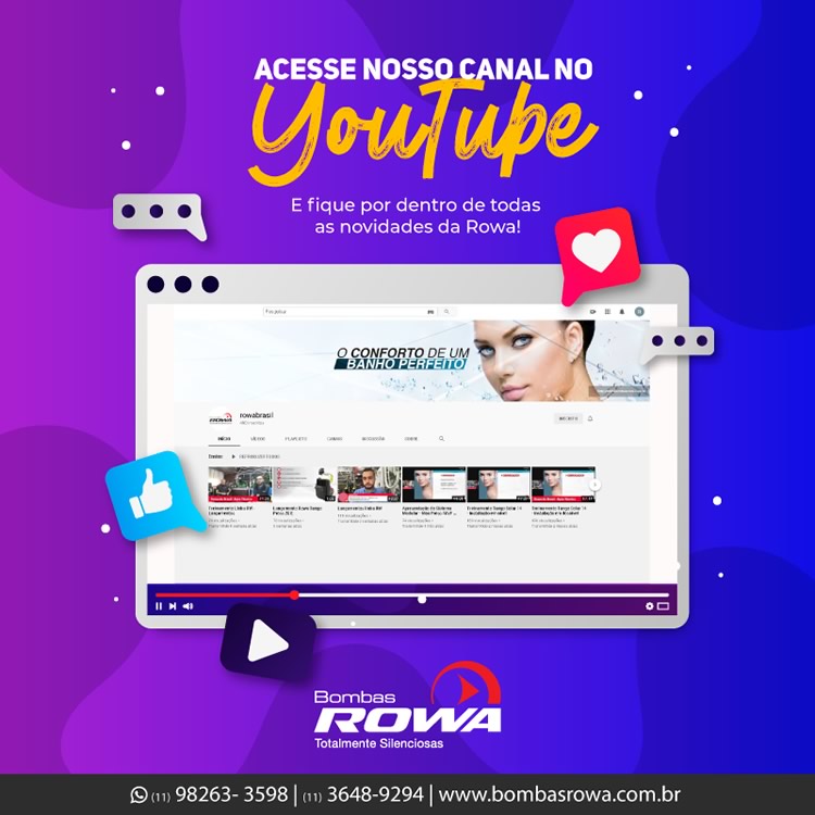 Rowa do Brasil no YouTube