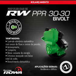 Nova versão PPR 30-30 BIVOLT